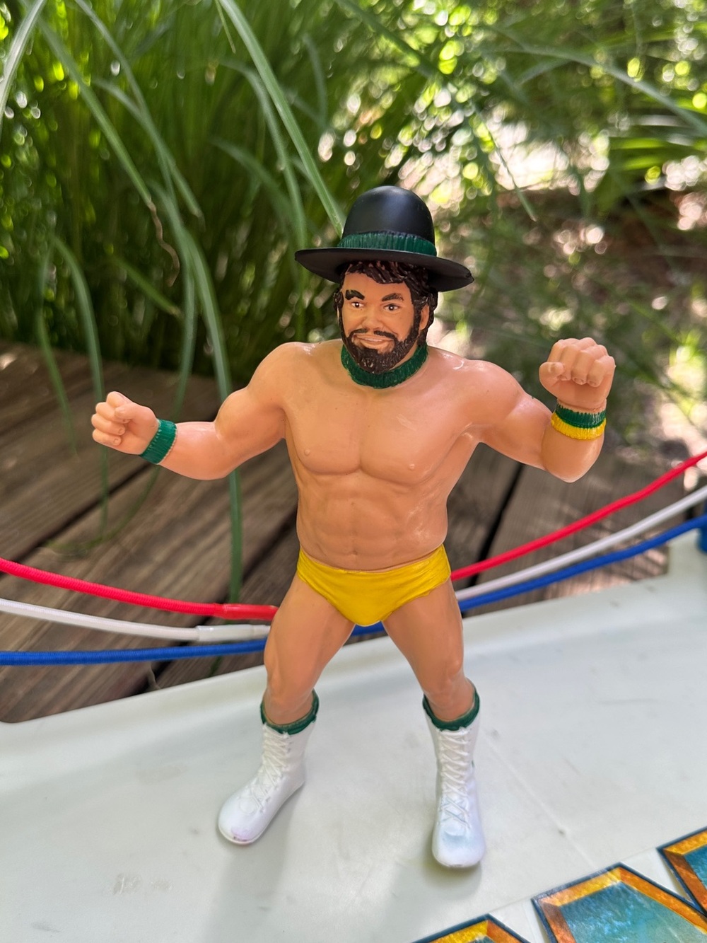 Vintage 1987 LJN WWF WWE Billy Jack Haynes With Hat Wrestling Superstars Figure